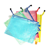 PVC File Bag with Zipper Closure